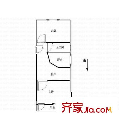 交通一村戶型圖戶型圖2室 2室1廳1衛(wèi)1廚