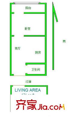 交通一村戶型圖戶型圖2室 2室1廳1衛(wèi)1廚