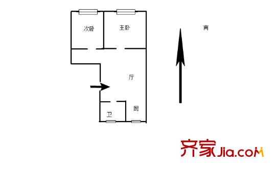 寧夏路住宅戶(hù)型圖戶(hù)型圖 2室 2室1廳1衛(wèi)1廚