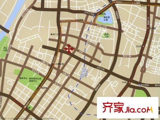 華潤悅府交通圖