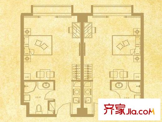 辰龍新境界戶型圖戶型圖 1室 1室1廳1衛(wèi)1廚