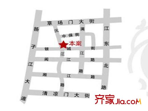 辰龍新境界交通圖