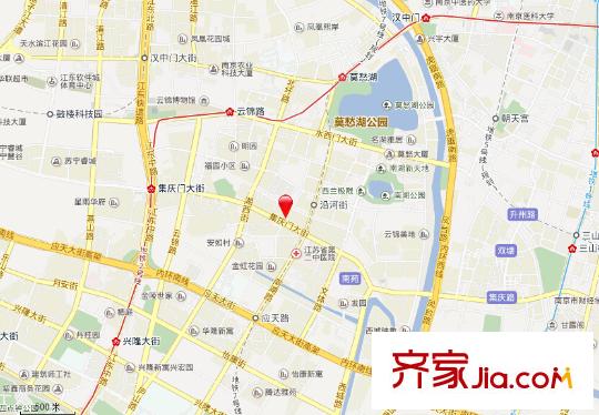 沿河四村交通圖