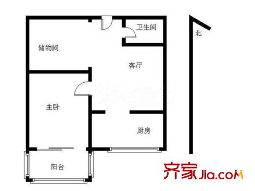 嘉業(yè)國際城戶型圖戶型圖1室 1室1廳1衛(wèi)1廚