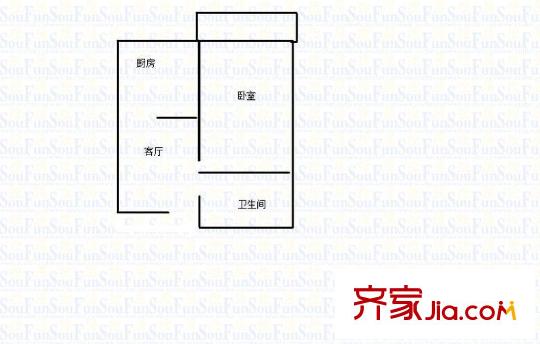 蘆席營小區(qū)戶型圖戶型圖1室 1室1廳1衛(wèi)1廚