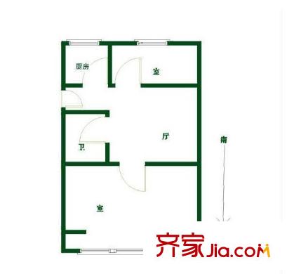 港龍園小區(qū)戶型圖戶型圖 2室 2室1廳1衛(wèi)1廚