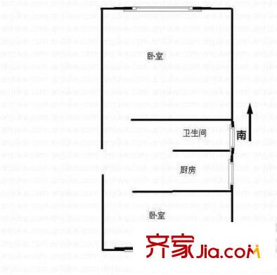 港龍園小區(qū)戶型圖戶型圖2室 2室1廳1衛(wèi)1廚