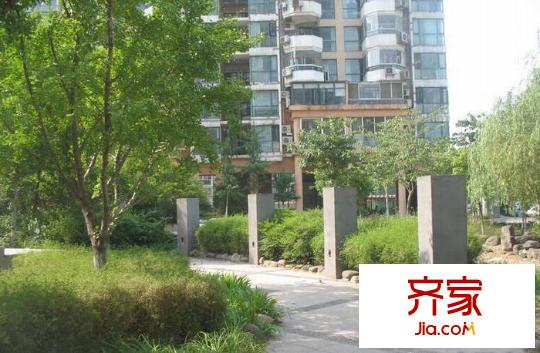 金陵御沁園外景圖