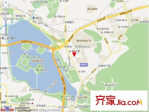 鎖金二村交通圖