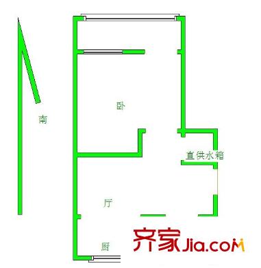 唱經(jīng)樓小區(qū)戶型圖戶型圖 1室 1室1廳1衛(wèi)1廚