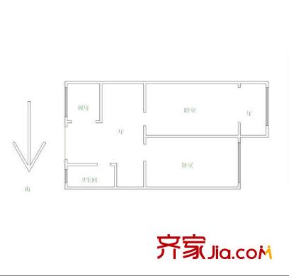 唱經(jīng)樓小區(qū)戶型圖戶型圖 2室 2室1廳1衛(wèi)1廚