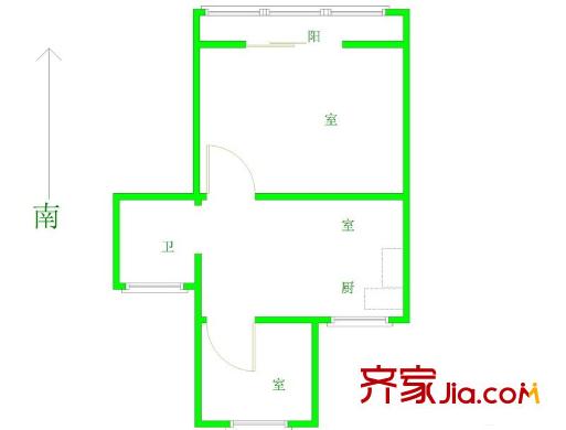 尖角營小區(qū)戶型圖戶型圖2室 2室1廳1衛(wèi)1廚