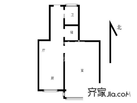 尖角營小區(qū)戶型圖戶型圖 1室 1室1廳1衛(wèi)1廚