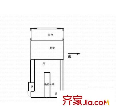 尖角營小區(qū)戶型圖戶型圖 1室 1室1廳1衛(wèi)1廚