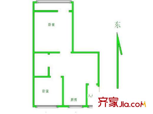 高云嶺住宅戶(hù)型圖戶(hù)型圖 2室 2室1廳1衛(wèi)