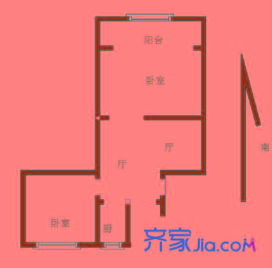 新門口小區(qū)戶型圖戶型圖2室 2室1廳1衛(wèi)1廚