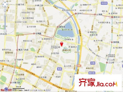 莫愁新村交通圖