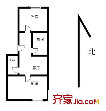 莫愁新村戶型圖戶型圖2室 2室1廳1衛(wèi)1廚