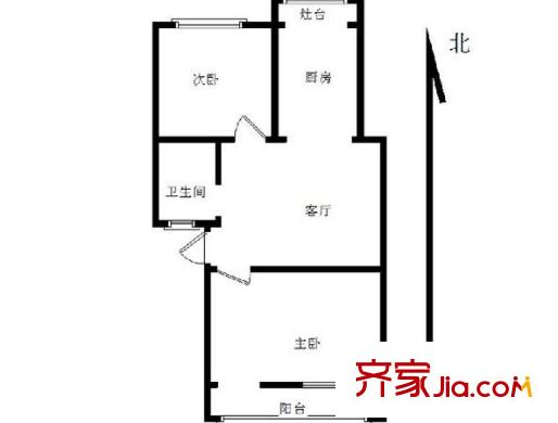 蘇寧樂瑰園戶型圖戶型圖2室 2室1廳1衛(wèi)1廚
