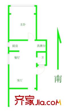 中山門小區(qū)戶型圖戶型圖2室 2室1廳1衛(wèi)1廚