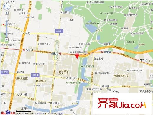 中山門小區(qū)交通圖