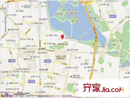 臺城花園交通圖