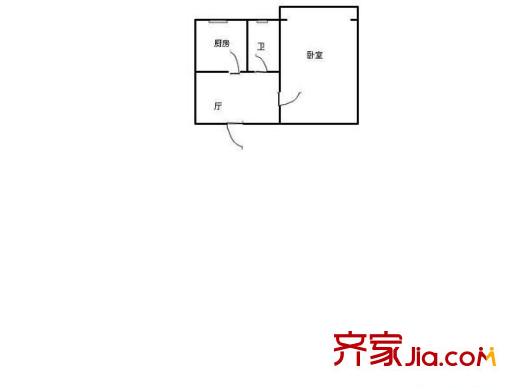 北京西路戶型圖戶型圖 1室  