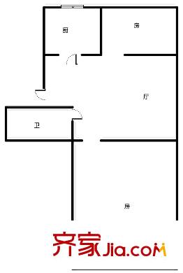 金堯山莊戶型圖戶型圖 2室 2室2廳1衛(wèi)1廚