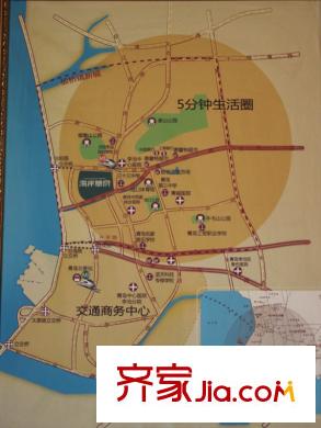 海岸華府周邊配套之周邊區(qū)位圖