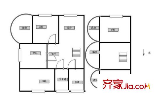 金陵名人居戶型圖戶型圖 0室 