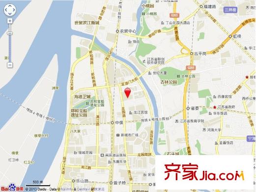 金陵名人居交通圖