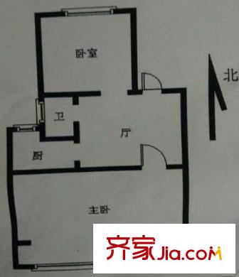 鳳凰西街小區(qū)戶型圖戶型圖2室 2室1廳1衛(wèi)