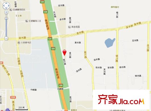 綠城理想之城藍岸交通圖