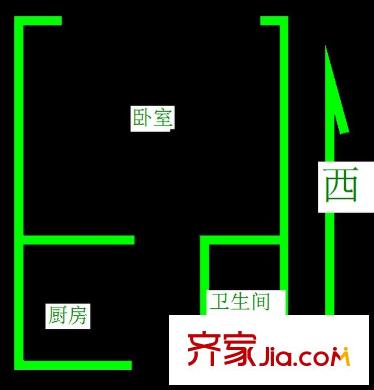 陽(yáng)光金峰閣戶(hù)型圖戶(hù)型圖 1室 1室1廳1衛(wèi)1廚
