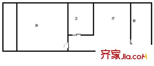 青田雅居戶型圖戶型圖 1室 1室1廳1衛(wèi)1廚
