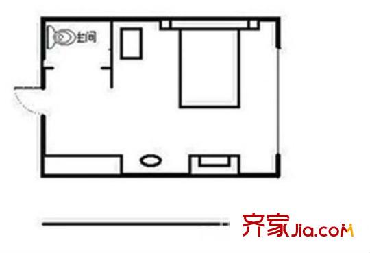 陽光金峰閣戶型圖戶型圖 1室 1室1廳1衛(wèi)1廚