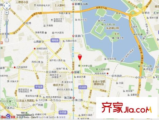 厚載巷小區(qū)交通圖