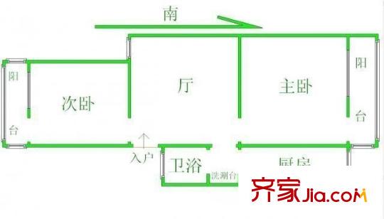 鶯虹苑戶型圖戶型圖2室 2室1廳1衛(wèi)1廚