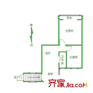 小火瓦巷小區(qū)戶型圖戶型圖 2室 2室1廳1衛(wèi)1廚