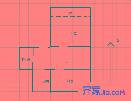 安如村戶型圖戶型圖 2室 2室1廳1衛(wèi)