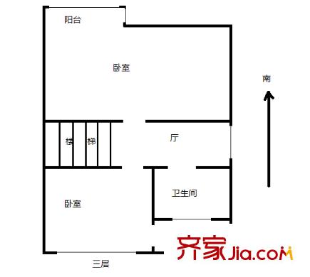 金基唐城戶型圖戶型圖 1室 