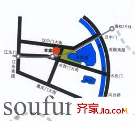 金基唐城交通圖