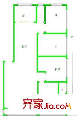 華新巷小區(qū)戶型圖戶型圖 5室 5室1廳1衛(wèi)1廚