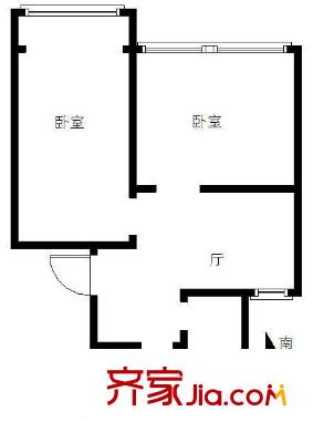 華新巷小區(qū)戶型圖戶型圖 2室 2室2廳1衛(wèi)1廚