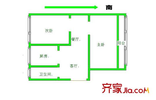 華新巷小區(qū)戶型圖戶型圖2室 2室1廳1衛(wèi)1廚