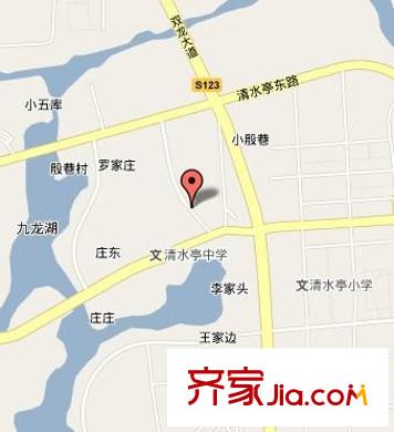 中冶天城交通圖