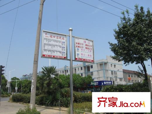 景楓里外城配套圖祿口客運(yùn)站公交站牌