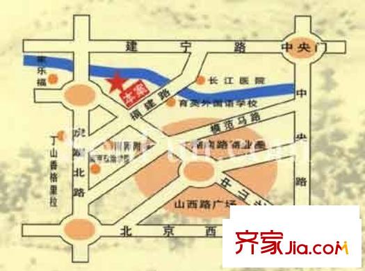 泰潤(rùn)公寓交通圖
