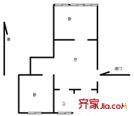 天目路小區(qū)戶型圖戶型圖2室 2室1廳1衛(wèi)