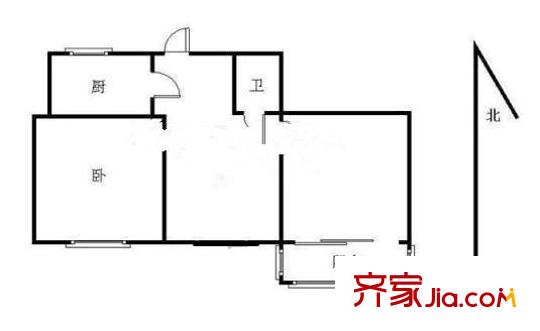 豆菜橋住宅戶型圖戶型圖 2室 
